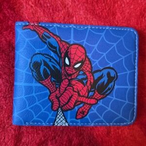 New Spiderman marvel comic anime manga leather wallet